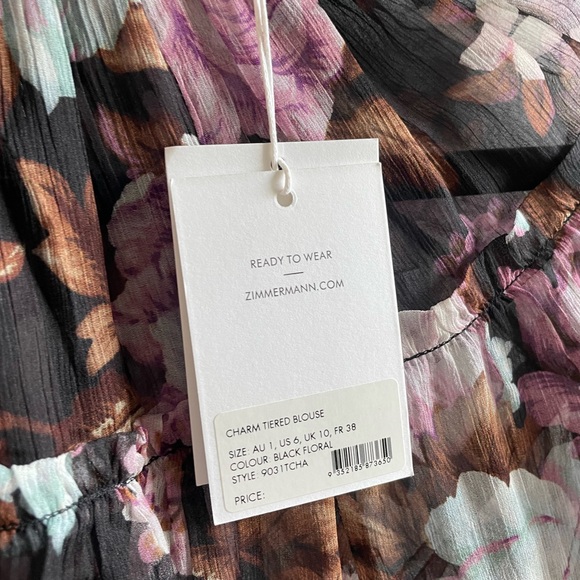 Zimmermann Charm Tiered Blouse - Picture 9 of 9